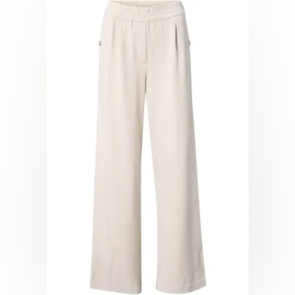 Democracy Pants - Democracy “ Ab “ Leisure Skyrise Pull On Wide Leg Trousers in beige